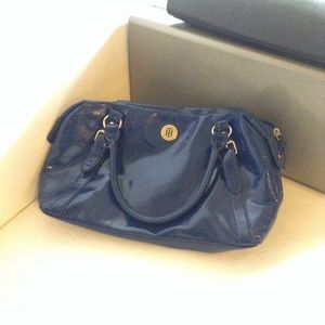 Tommy Hilfiger Blue Patent Leather Purse,  Handbag